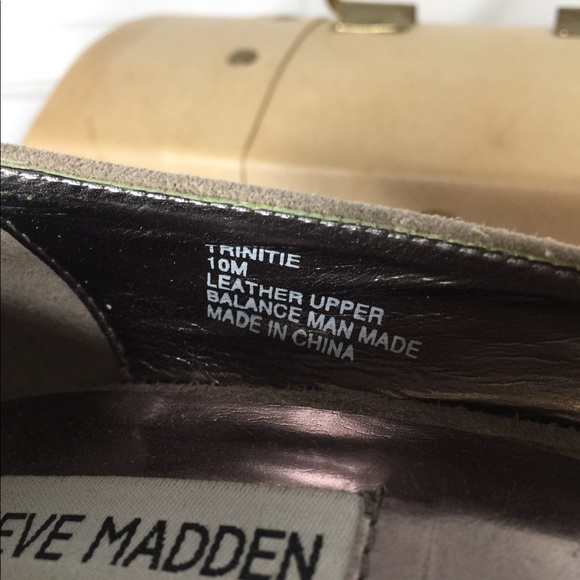 Steve Madden Light Beige Suede Pump Sz10 - Picture 5 of 7